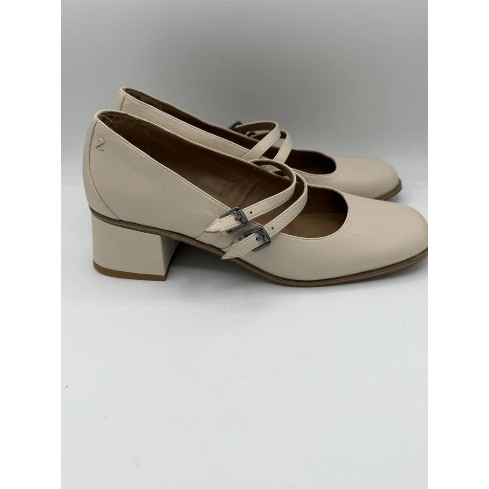 Zodiac Flores Women's Mary Jane Pumps Double Buckle Strap 2